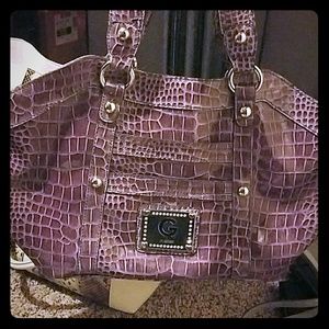 Purple guess bag